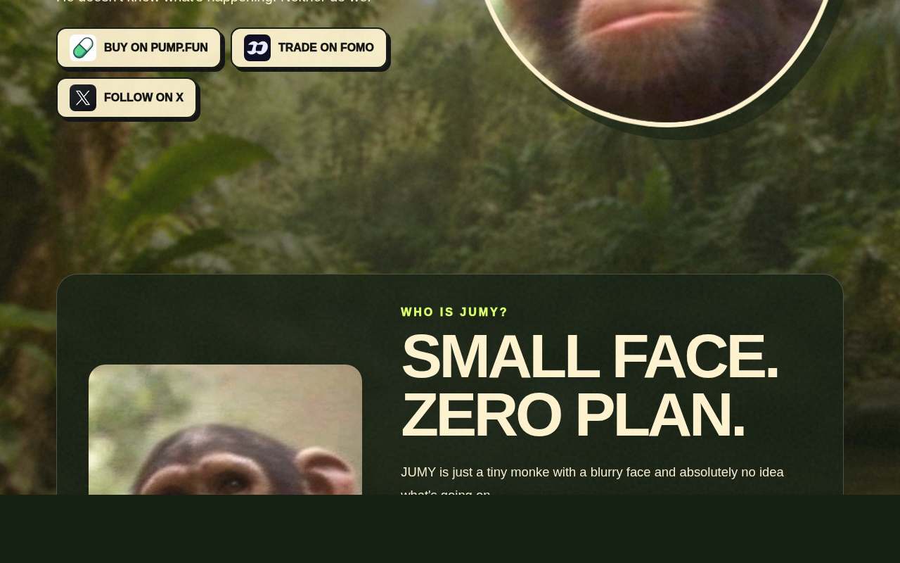 Screenshot of jumy.online as our browser saw it