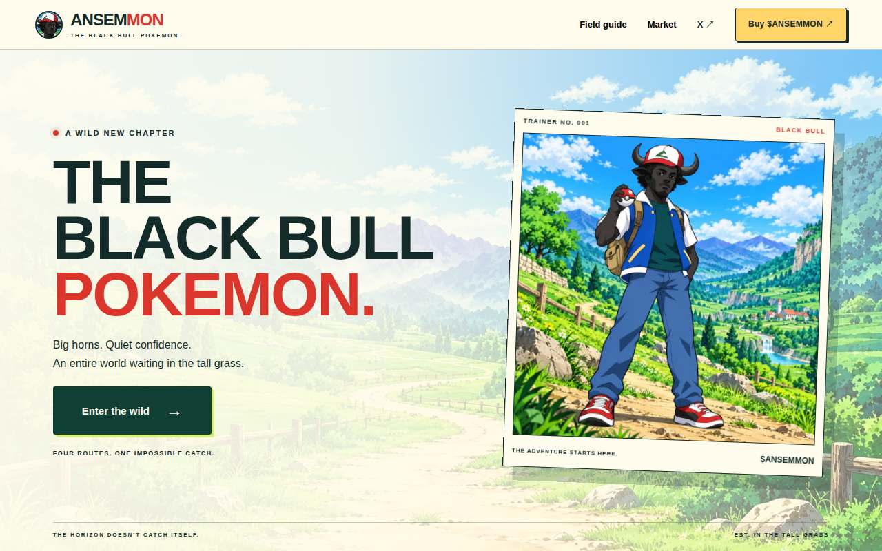 Screenshot of ansemmon.fun as our browser saw it