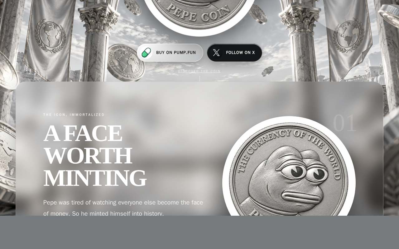Screenshot of pepecoinsolana.site as our browser saw it