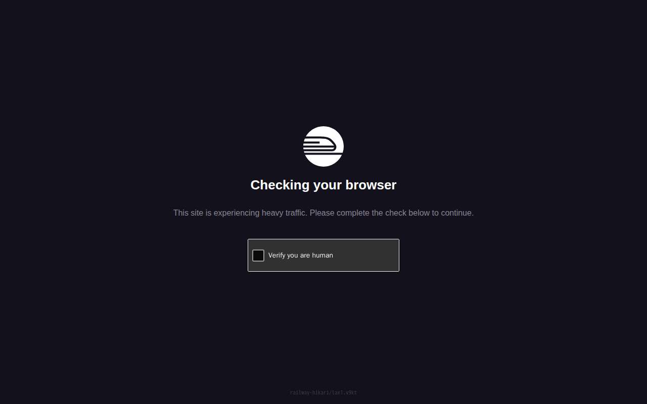 Screenshot of argus.world as our browser saw it