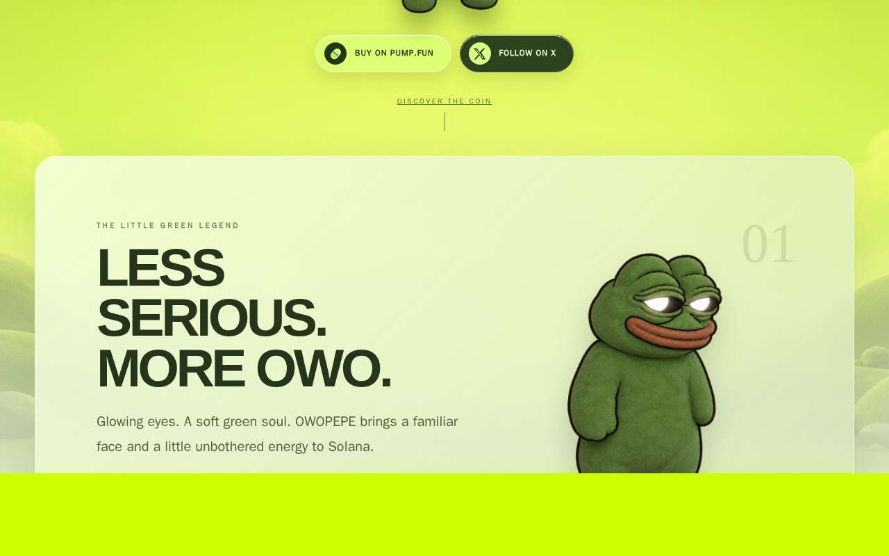 Screenshot of owopepe.site as our browser saw it
