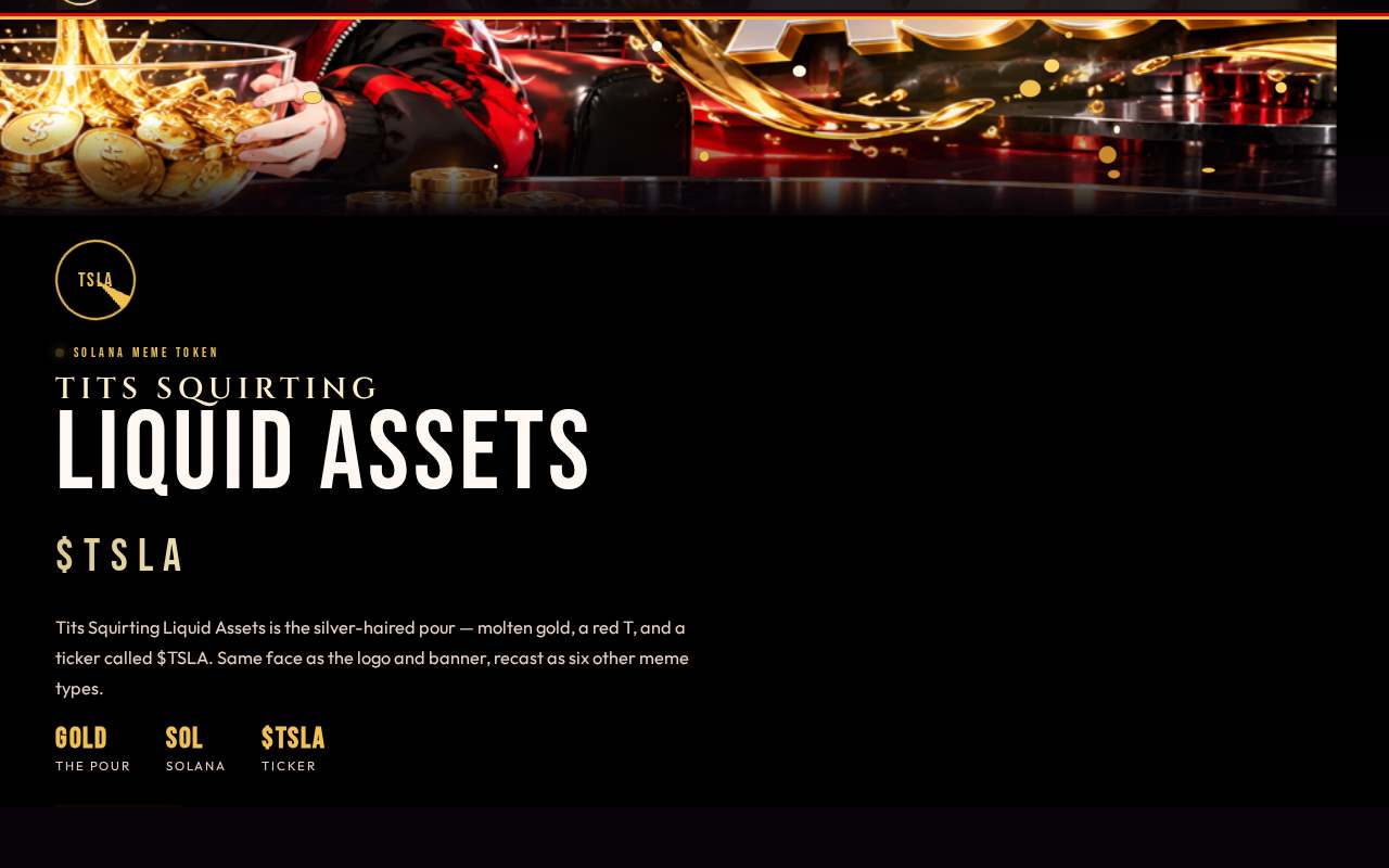 Screenshot of www.tslasol.lol as our browser saw it
