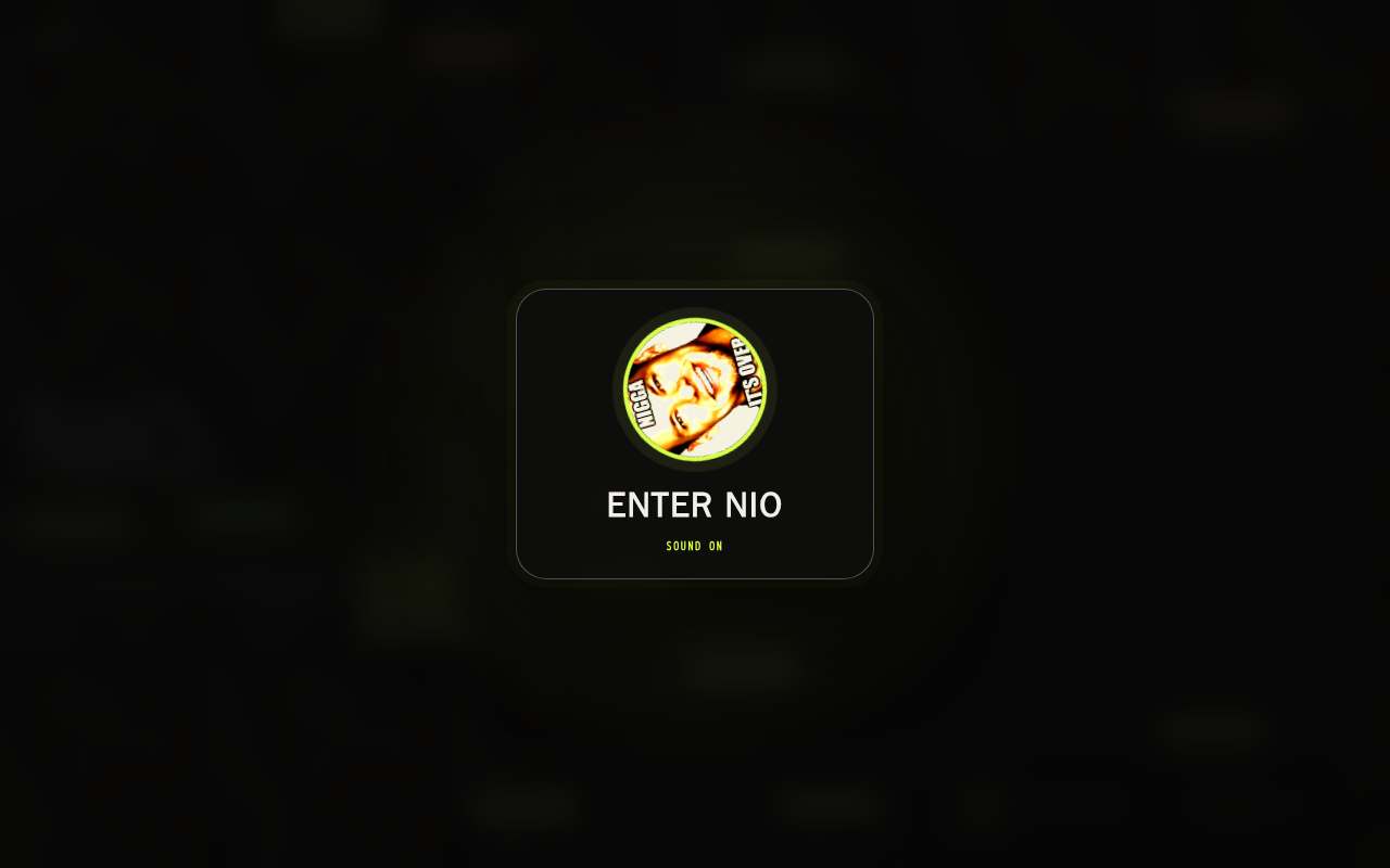 Screenshot of niggaitsover.vercel.app as our browser saw it