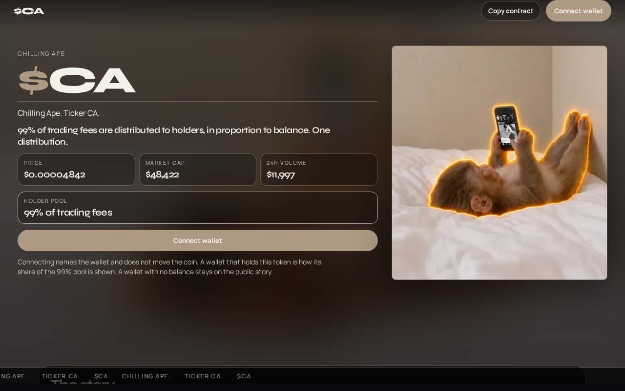 Screenshot of ca.vercel-83316.app as our browser saw it