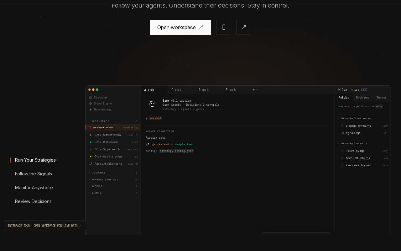 Screenshot of useautonomy.xyz as our browser saw it