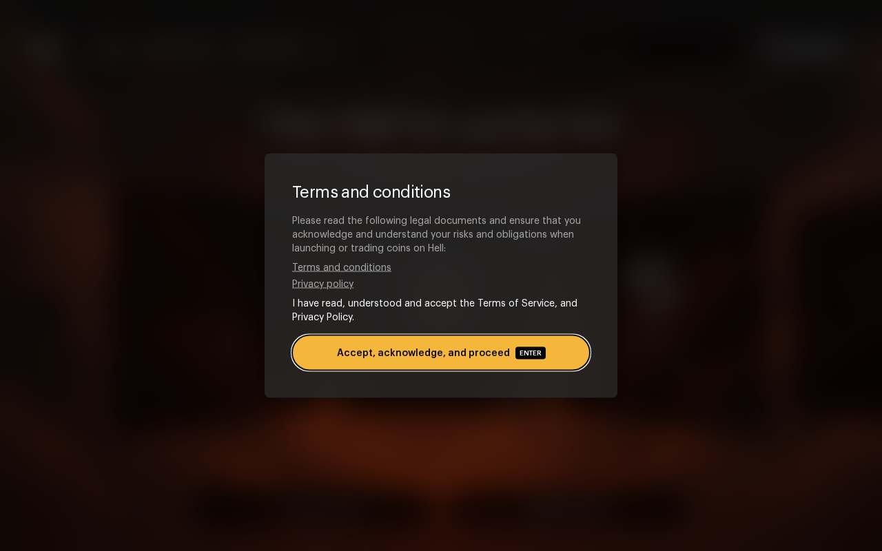 Screenshot of hellpad.app as our browser saw it