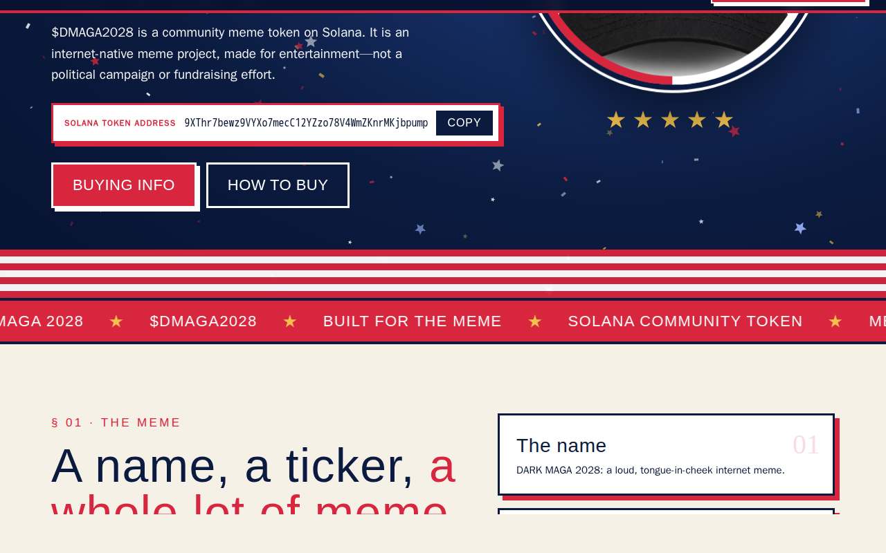 Screenshot of www.darkmaga2028.site as our browser saw it