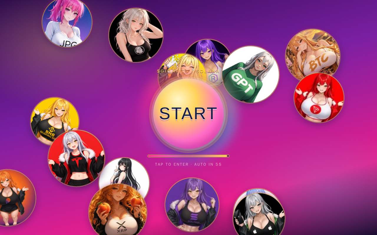 Screenshot of www.gigatits.lol as our browser saw it