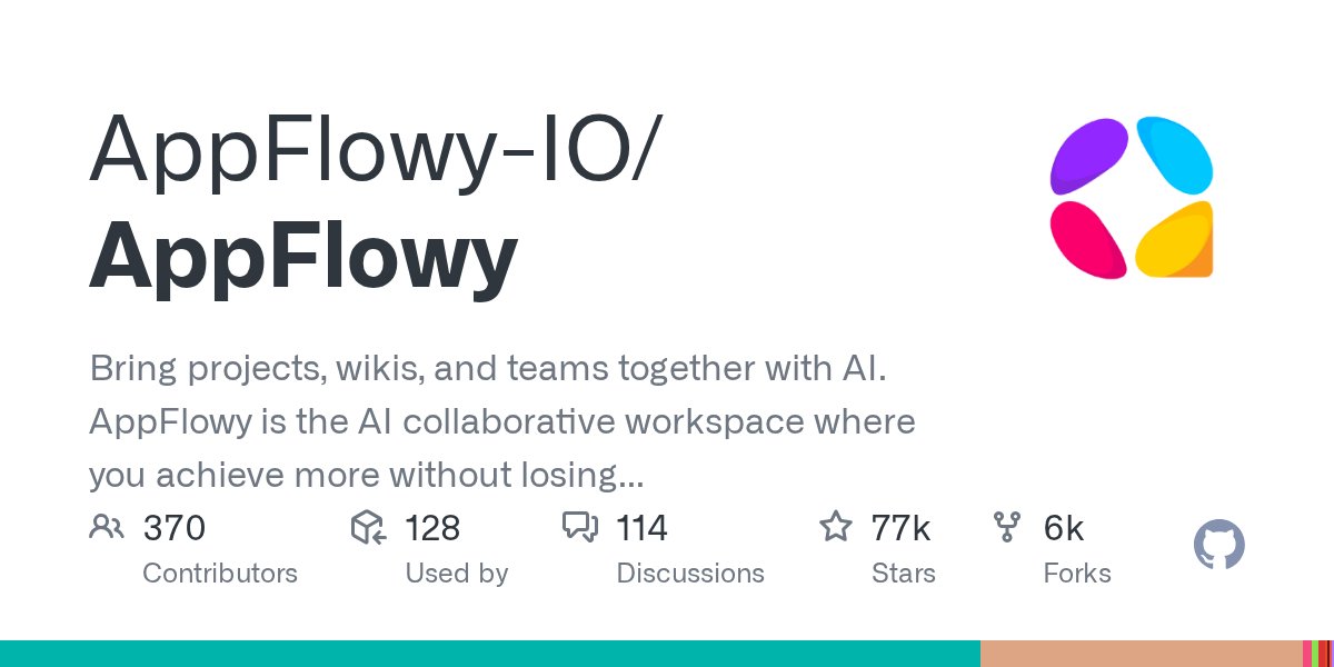 Screenshot of AppFlowy-IO/AppFlowy as our browser saw it